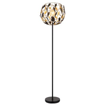 Globo Mika Golvlampa Svart, 1-ljuskällor