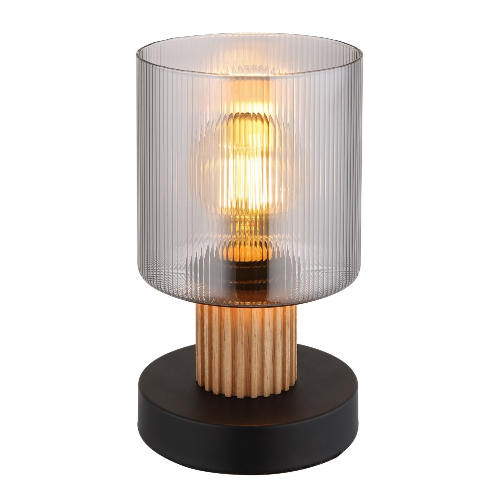Globo Aleidis Bordslampa Mörkbrun, Svart, 1-ljuskällor main product photo