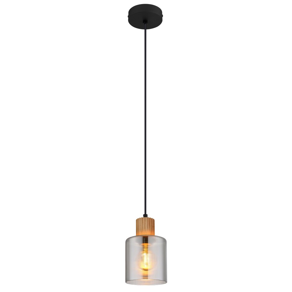 Globo Aleidis Pendellampa Mörkbrun, Svart, 1-ljuskällor main product photo