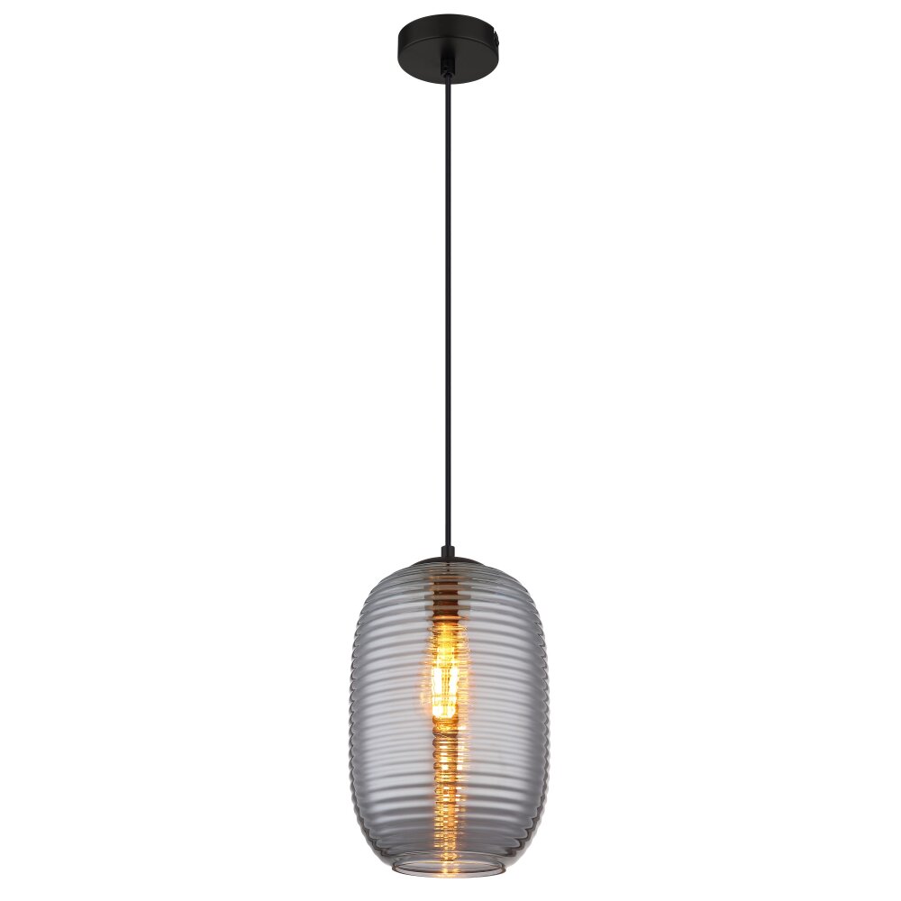 Globo Jefrey Pendellampa Svart, 1-ljuskällor main product photo