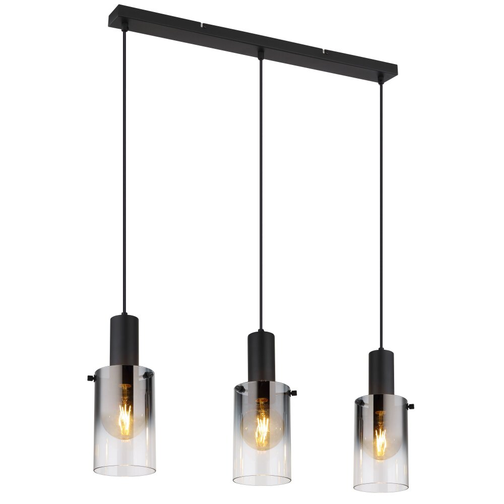 Globo Florentina Pendellampa Svart, 3-ljuskällor main product photo