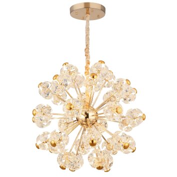 Globo Floriella Pendellampa LED Guld, 1-ljuskällor