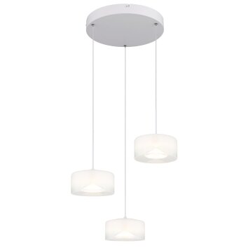 Globo Belinda Pendellampa LED Vit, 1-ljuskällor