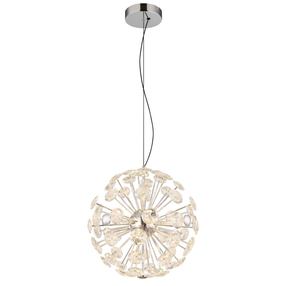 Globo Virina Pendellampa LED Krom, 1-ljuskällor main product photo