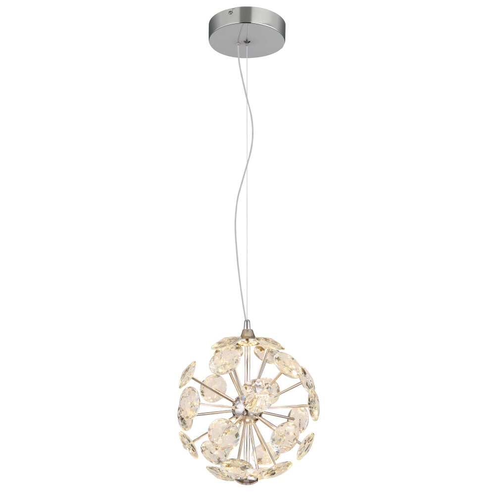 Globo Virina Pendellampa LED Krom, 1-ljuskällor main product photo