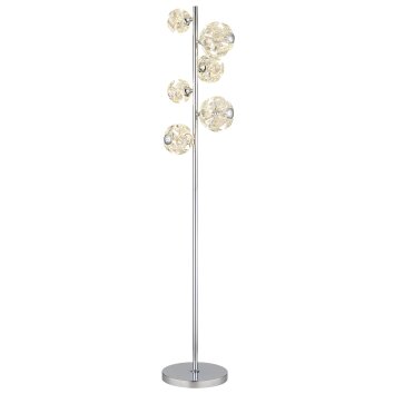 Globo Virina Golvlampa LED Krom, 1-ljuskällor