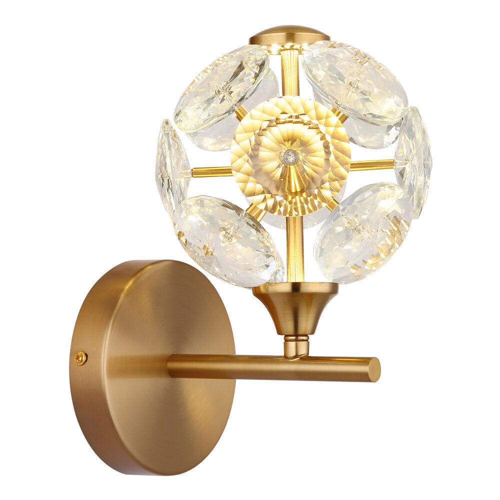 Globo Virina Vägglampa LED Guld, 1-ljuskällor main product photo