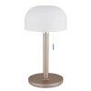 Svamplampa  Globo Norman Bordslampa LED Champagne, 1-ljuskällor