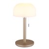 Svamplampa  Globo Norman Bordslampa LED Champagne, 1-ljuskällor