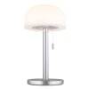 Svamputseende  Globo Norman Bordslampa LED Silver, 1-ljuskällor
