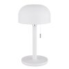 Globo Norman Bordslampa LED Vit, 1-ljuskällor