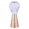 Globo Polimi Bordslampa LED Champagne, 1-ljuskällor, Färgväxlare
