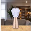 Globo Polimi Bordslampa LED Champagne, 1-ljuskällor, Färgväxlare
