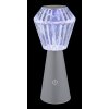 Globo Polimi Bordslampa LED Silver, 1-ljuskällor, Färgväxlare