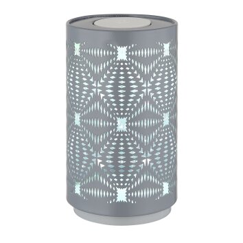Globo Amiyah Bordslampa LED Vit, 1-ljuskällor, Färgväxlare
