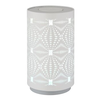 Globo Amiyah Bordslampa LED Vit, 1-ljuskällor, Färgväxlare