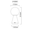 Globo Sora Bordslampa LED Kopparfärg, 1-ljuskällor