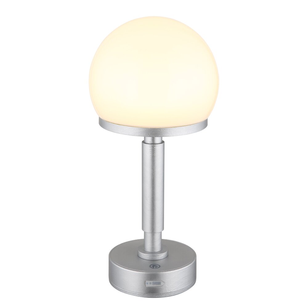 Globo Haku Bordslampa LED Silver, 1-ljuskällor main product photo