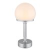 Globo Haku Bordslampa LED Silver, 1-ljuskällor