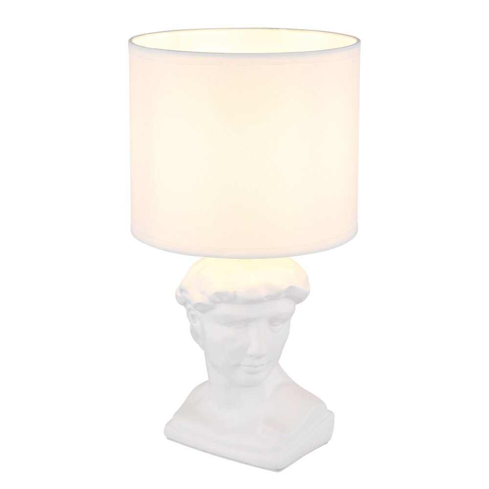 Globo Hermes Bordslampa Vit, 1-ljuskällor main product photo