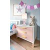 Globo Foxy Bordslampa LED Rosa, Vit, 1-ljuskällor