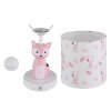 Globo Foxy Bordslampa LED Rosa, Vit, 1-ljuskällor