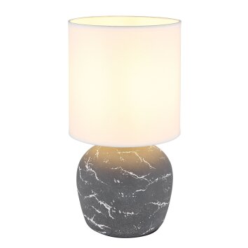 Globo Marble Bordslampa Grått, 1-ljuskällor
