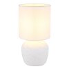 Globo Marble Bordslampa Vit, 1-ljuskällor
