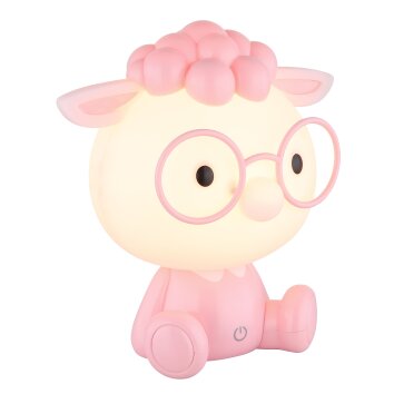 Globo Sheepy Bordslampa LED Rosa, Vit, 1-ljuskällor