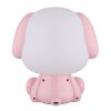 Globo Puppy Bordslampa LED Rosa, Vit, 1-ljuskällor