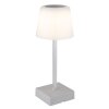 Globo Xayden Bordslampa LED Silver, 1-ljuskällor