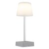 Globo Xayden Bordslampa LED Silver, 1-ljuskällor