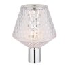 Globo Gixi Bordslampa LED Krom, Genomskinlig, klar, 1-ljuskällor