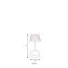 Globo Lucio Bordslampa LED Svart, 1-ljuskällor