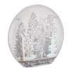 Globo Winteria dekorativ belysning LED Silver, Genomskinlig, klar, Vit, 12-ljuskällor