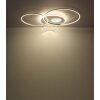 Globo Invertina Taklampa LED Silver, 1-ljuskällor, Fjärrkontroll