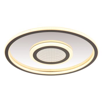 Globo Cara Taklampa LED Grått, Silver, 1-ljuskällor