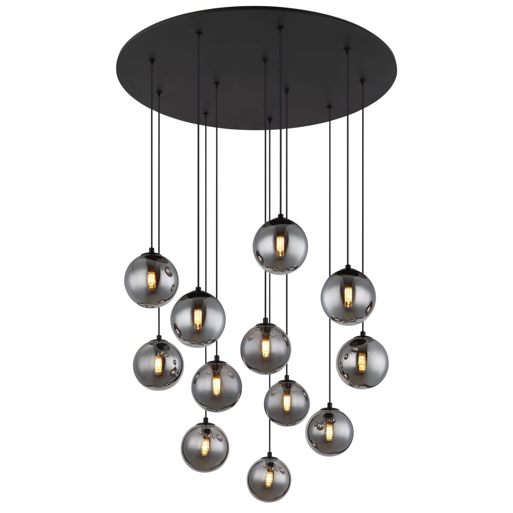 Globo Riha Svart, 12-ljuskällor main product photo