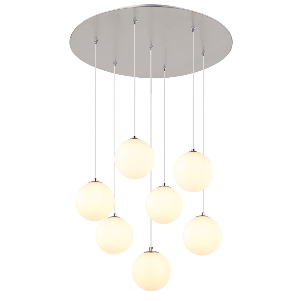 Globo Riha Nickel matt, 7-ljuskällor main product photo