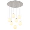 Globo Riha Nickel matt, 7-ljuskällor