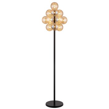 Globo Conor Golvlampa Svart, 13-ljuskällor
