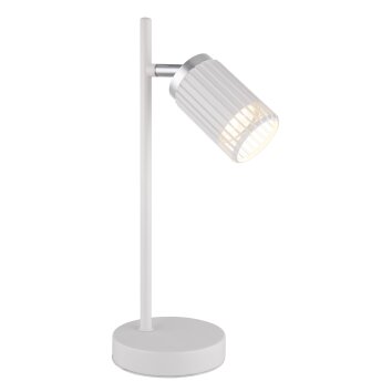 Globo Korben Bordslampa Vit, 1-ljuskällor