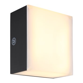 Globo Sami Vägglampa LED Svart, 1-ljuskällor