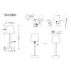Globo Rids Bordslampa LED Naturfärger, 1-ljuskällor