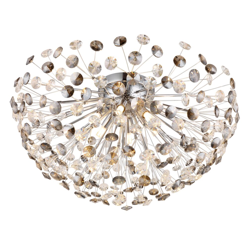 Globo Katrina Taklampa Krom, 6-ljuskällor main product photo