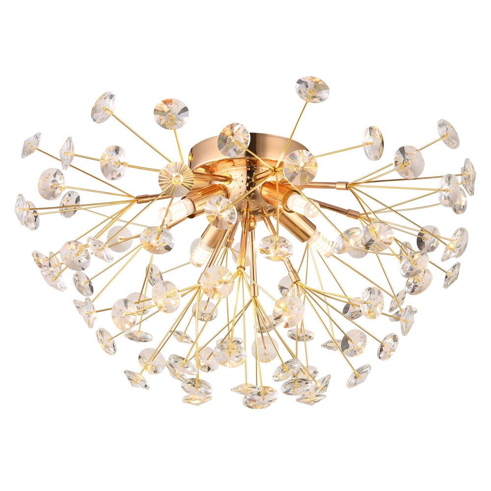 Globo Katrina Taklampa Guld, 4-ljuskällor main product photo
