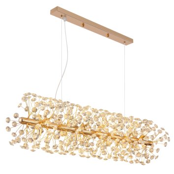 Globo Katrina ljuskrona Guld, 12-ljuskällor