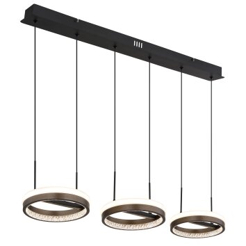 Globo Della Pendellampa LED Svart, 1-ljuskällor