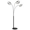 Globo Della Golvlampa LED Svart, 1-ljuskällor