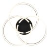 Globo Tris Taklampa LED Antracit, 1-ljuskällor, Fjärrkontroll